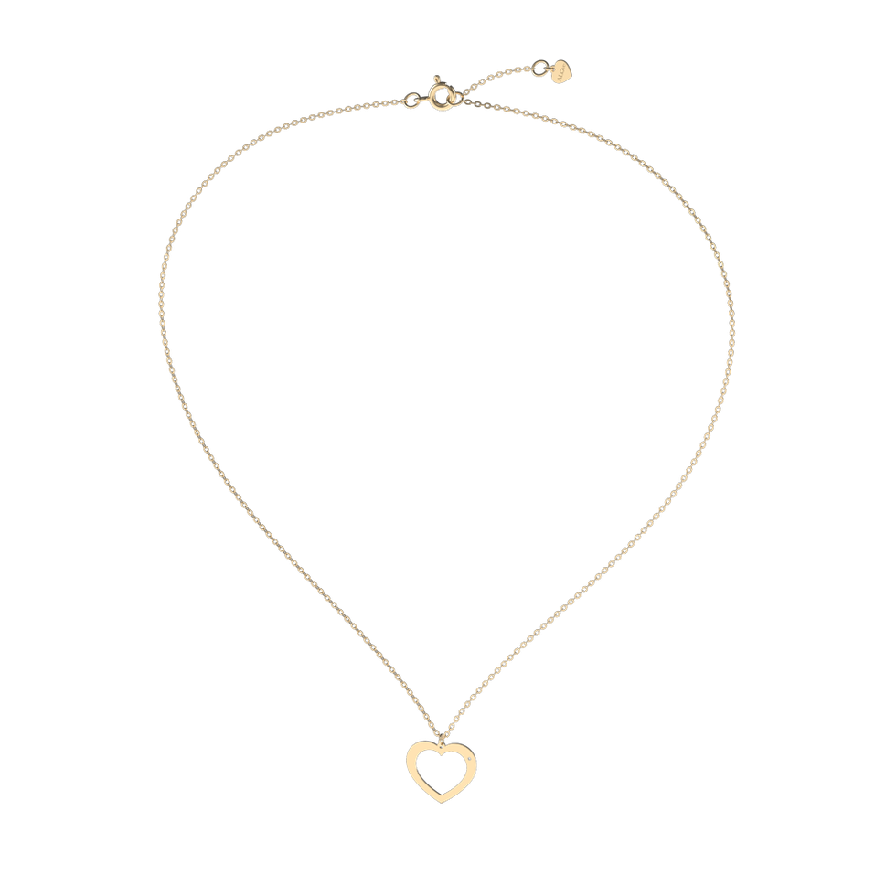 Náhrdelník s diamantem One Heart