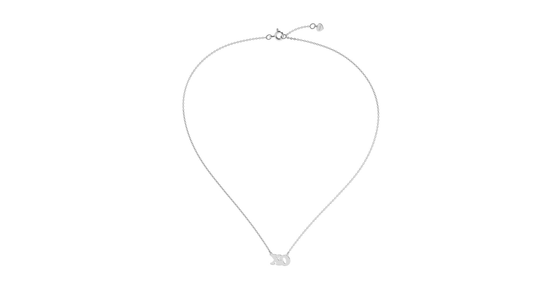 Náhrdelník s diamantem XO