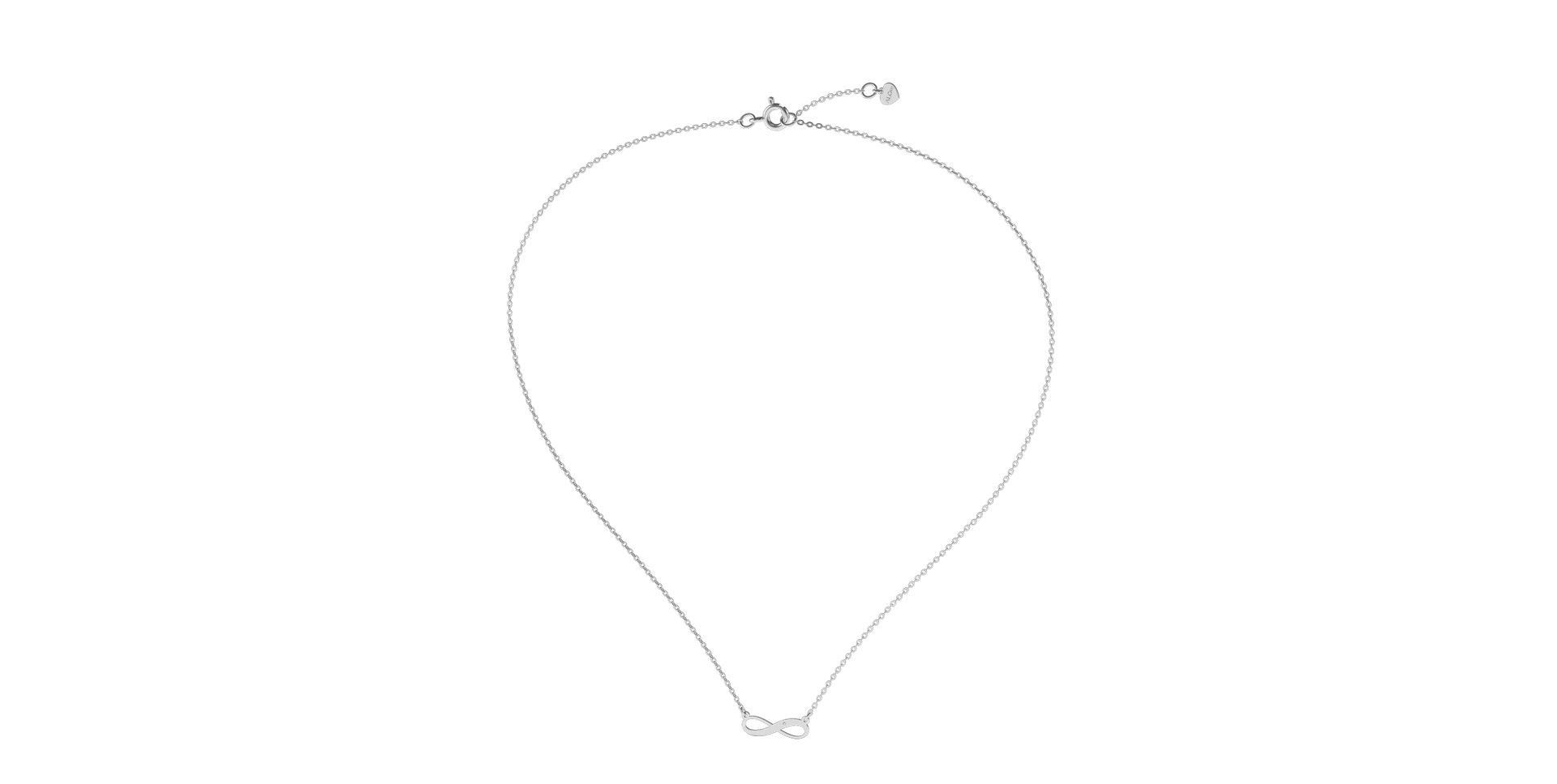 Náhrdelník s diamantem Infinity Love