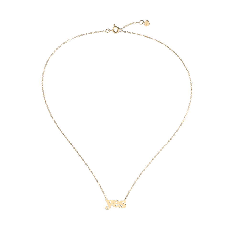 Náhrdelník s diamantem YES