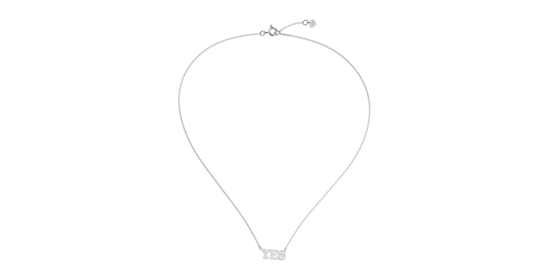 Náhrdelník s diamantem YES