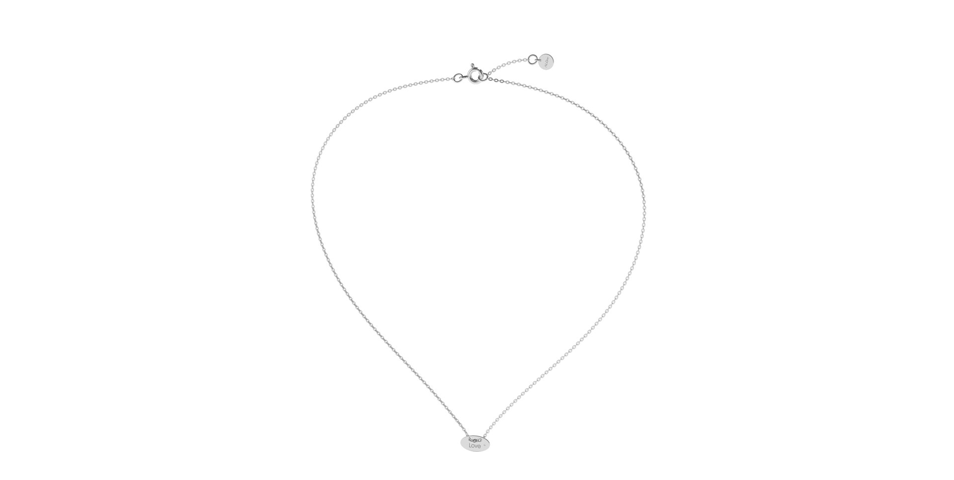 Náhrdelník s diamantem Love Y