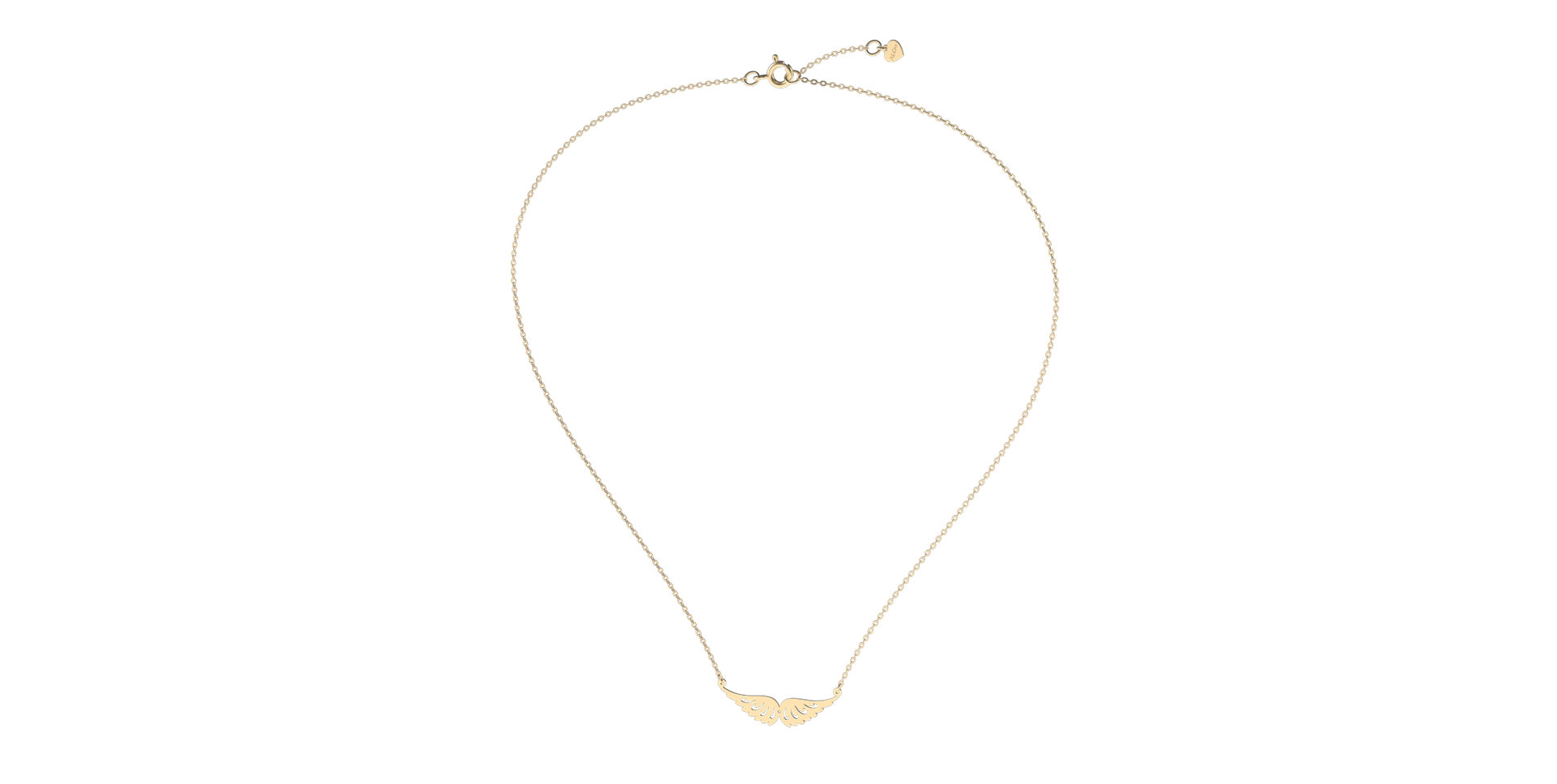 Náhrdelník s diamantem Wings