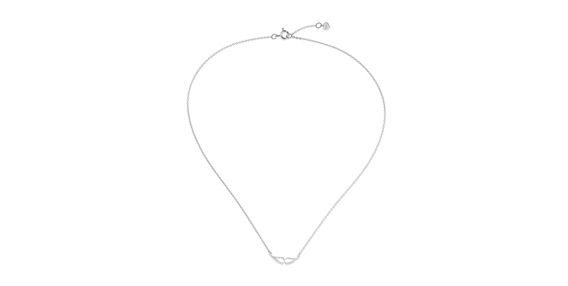 Náhrdelník s diamantem Wings