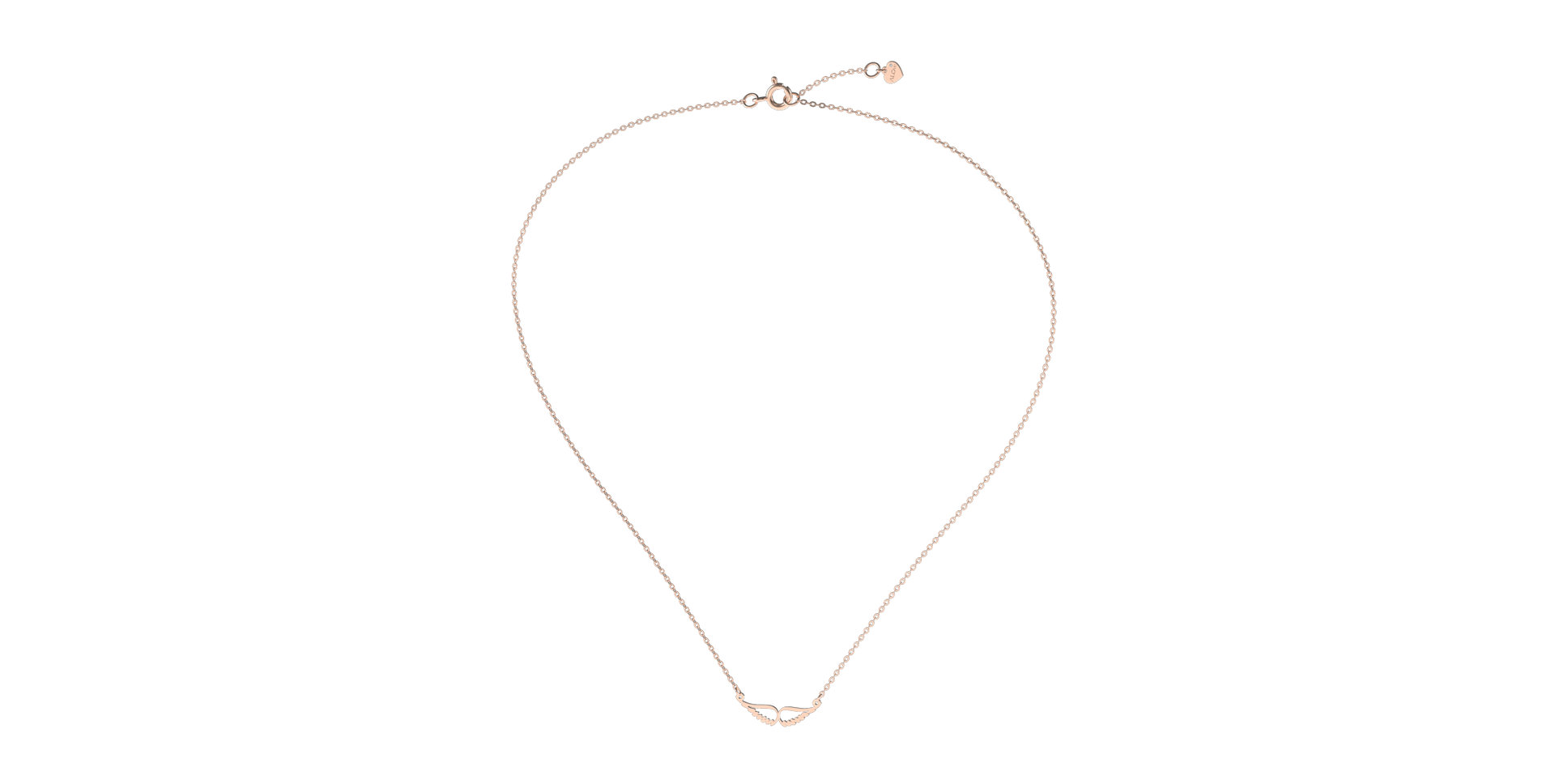 Náhrdelník s diamantem Wings