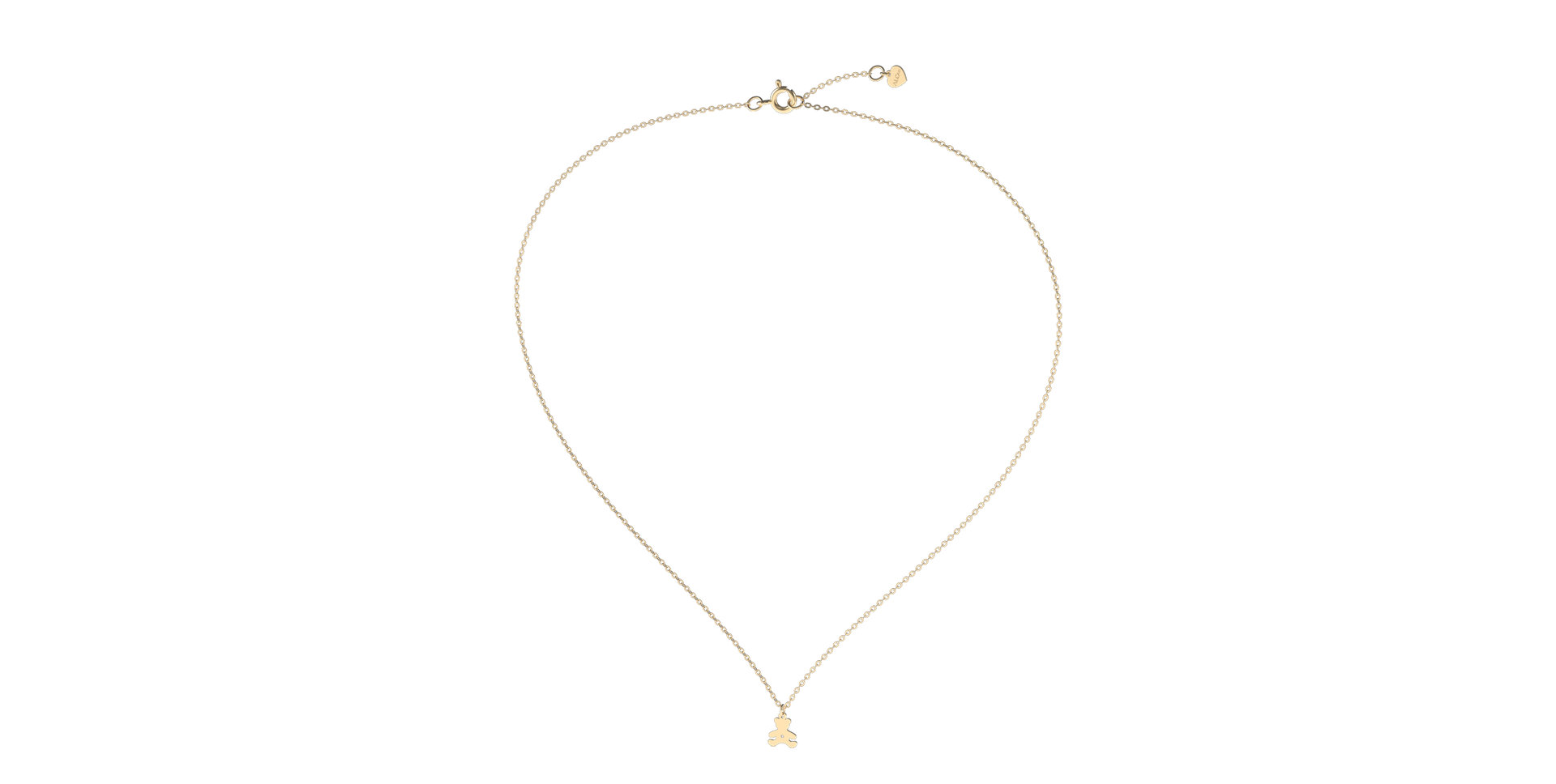 Náhrdelník s diamantem Teddy Bear