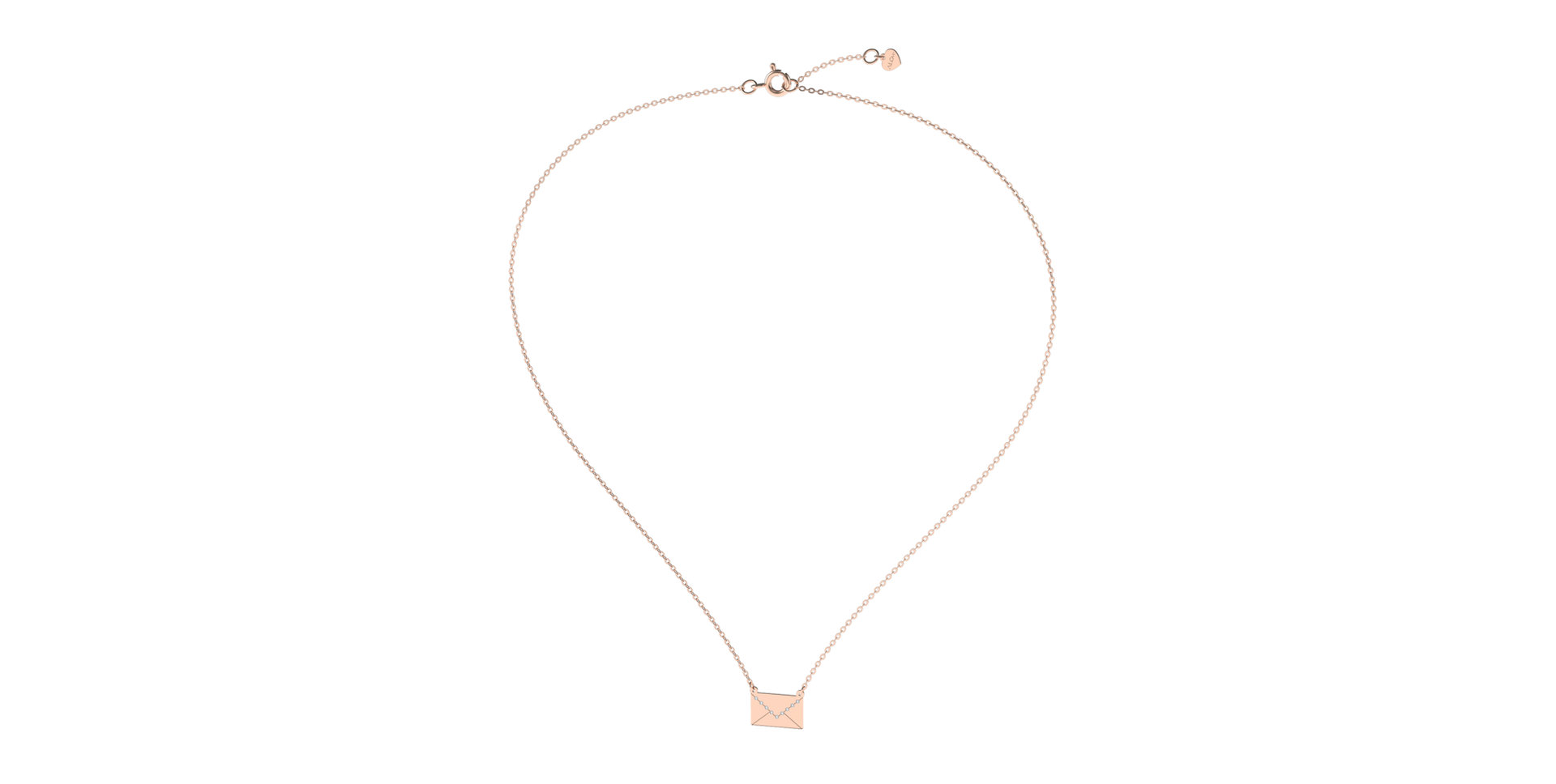 Náhrdelník s diamanty Letter of Love