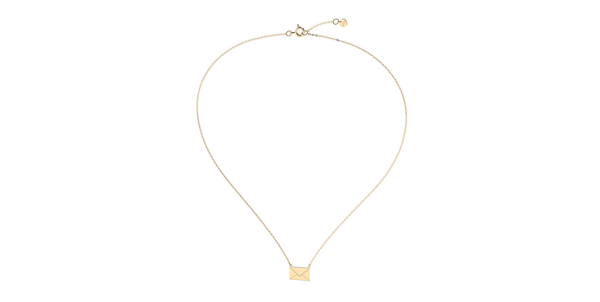 Náhrdelník s diamanty Letter of Love