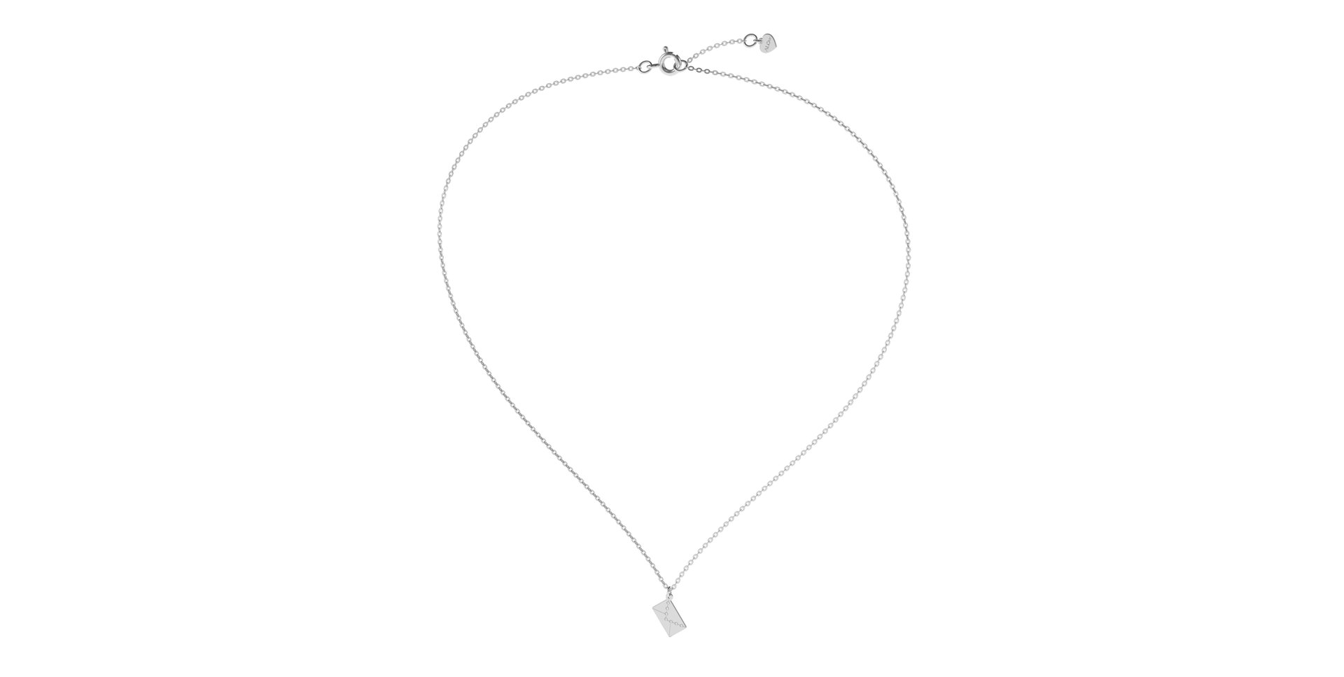 Náhrdelník s diamanty Diamond Envelope