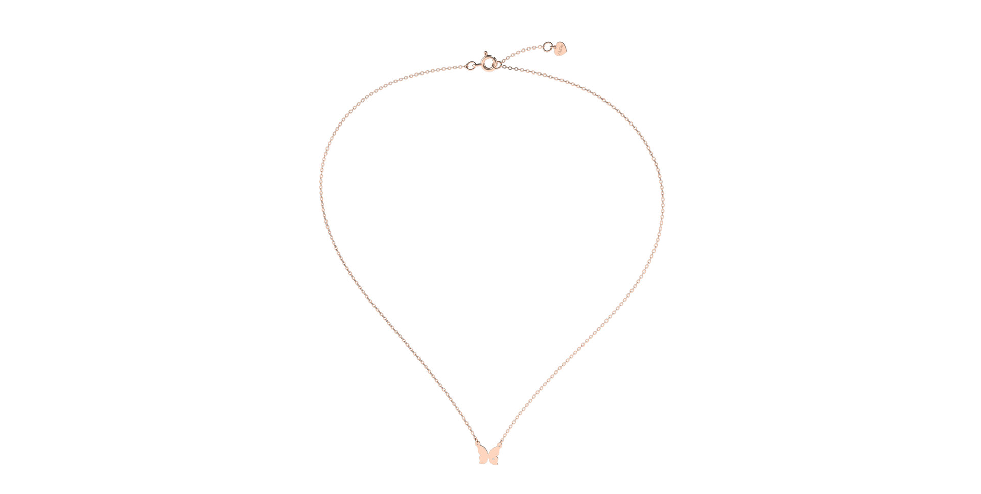 Náhrdelník s diamantem Extra Butterfly