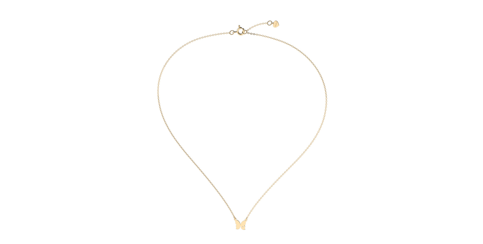 Náhrdelník s diamantem Extra Butterfly