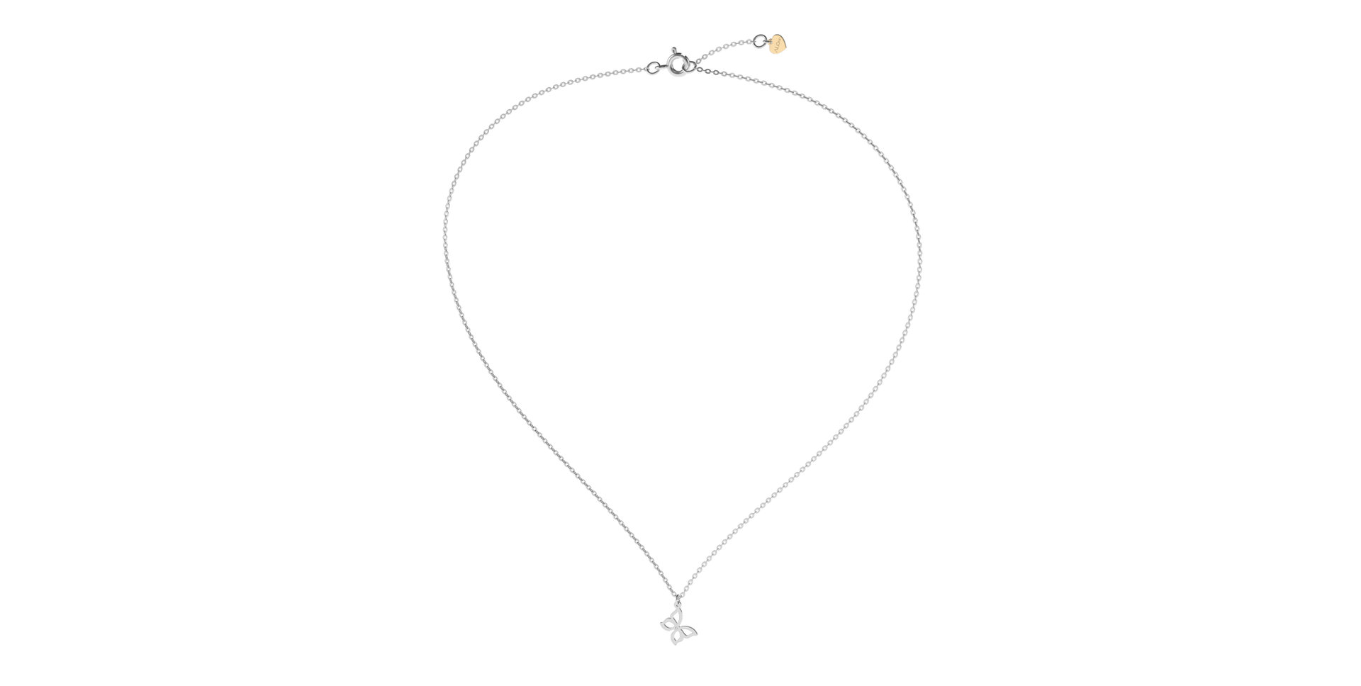 Náhrdelník s diamantem Extraordinary Butterfly