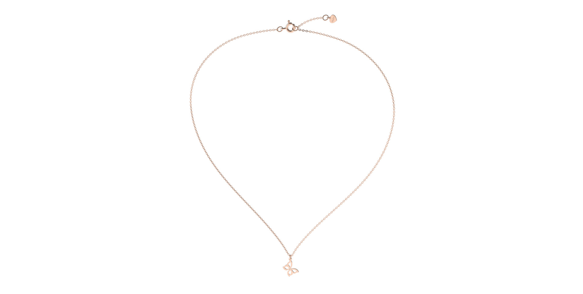 Náhrdelník s diamantem Extraordinary Butterfly