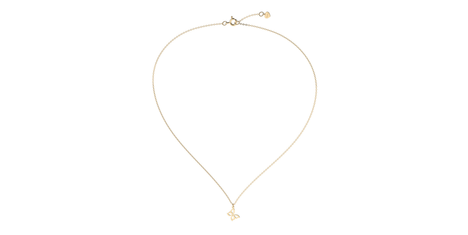 Náhrdelník s diamantem Extraordinary Butterfly