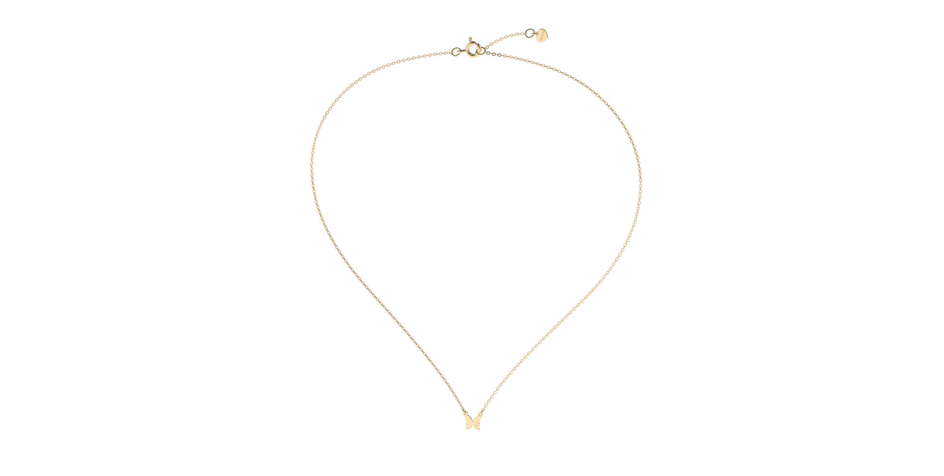Náhrdelník s diamantem Extra Butterfly