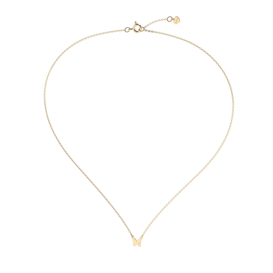 Náhrdelník s diamantem Extra Butterfly