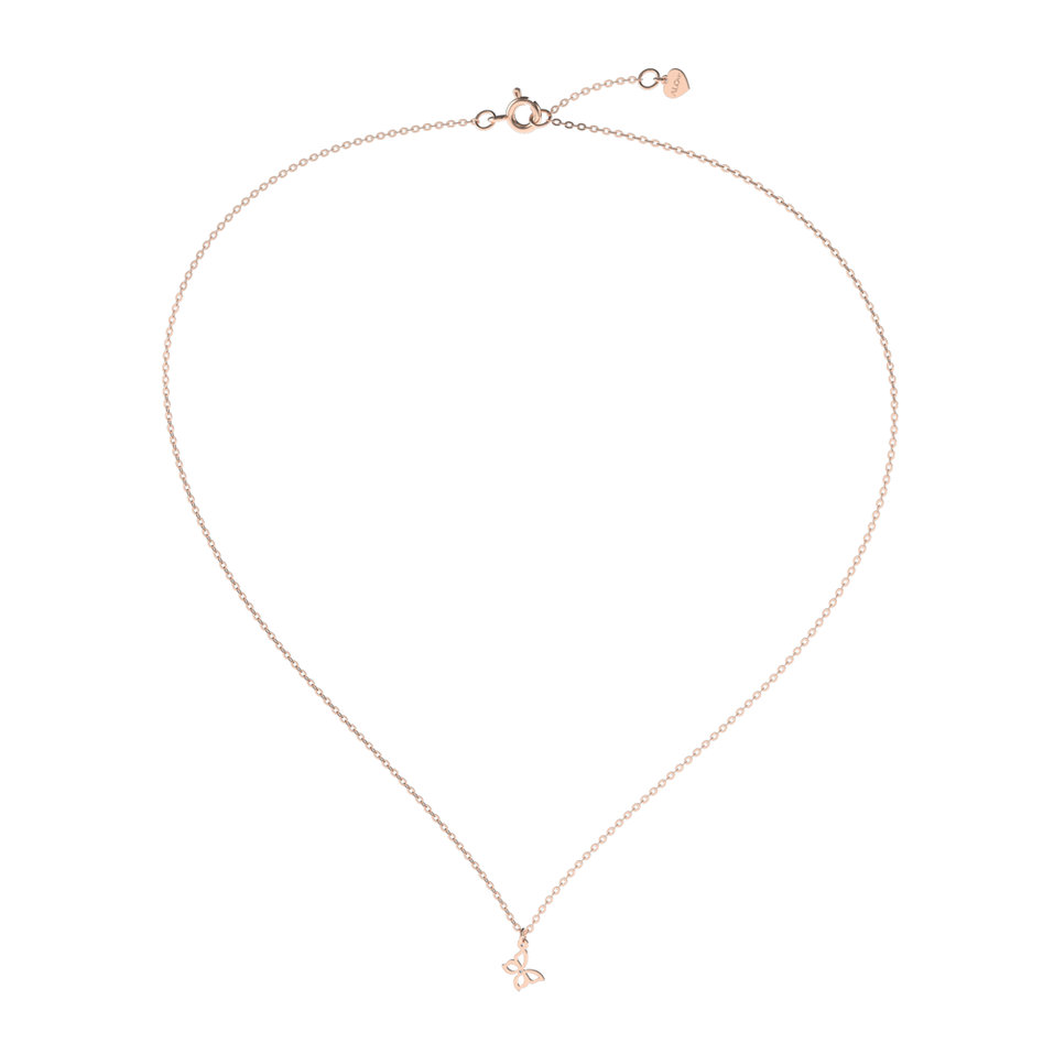 Náhrdelník s diamantem Extraordinary Butterfly