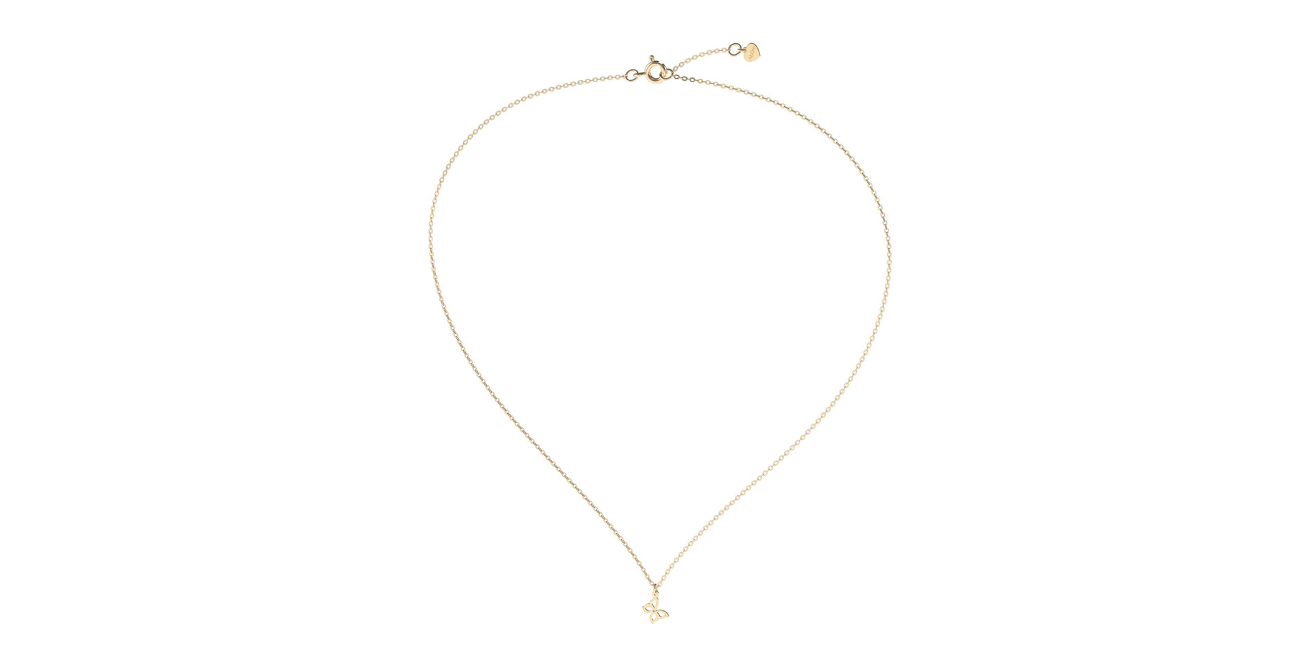 Náhrdelník s diamantem Extraordinary Butterfly